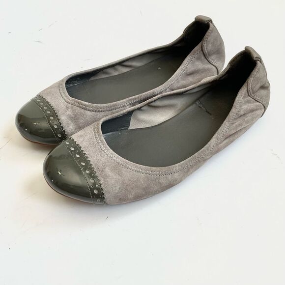 Cole Haan Air Jenni Ballet Flats Dark Grey Iron Sz 6B Quiet Luxury - Picture 9 of 12
